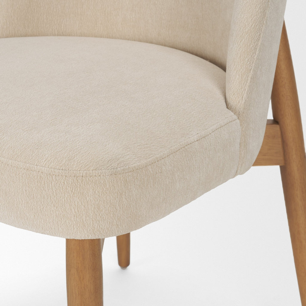 Abbie Curve Dining Chair - 3 COLORS - Dekor Butik