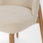 Abbie Curve Dining Chair - 3 COLORS - Dekor Butik