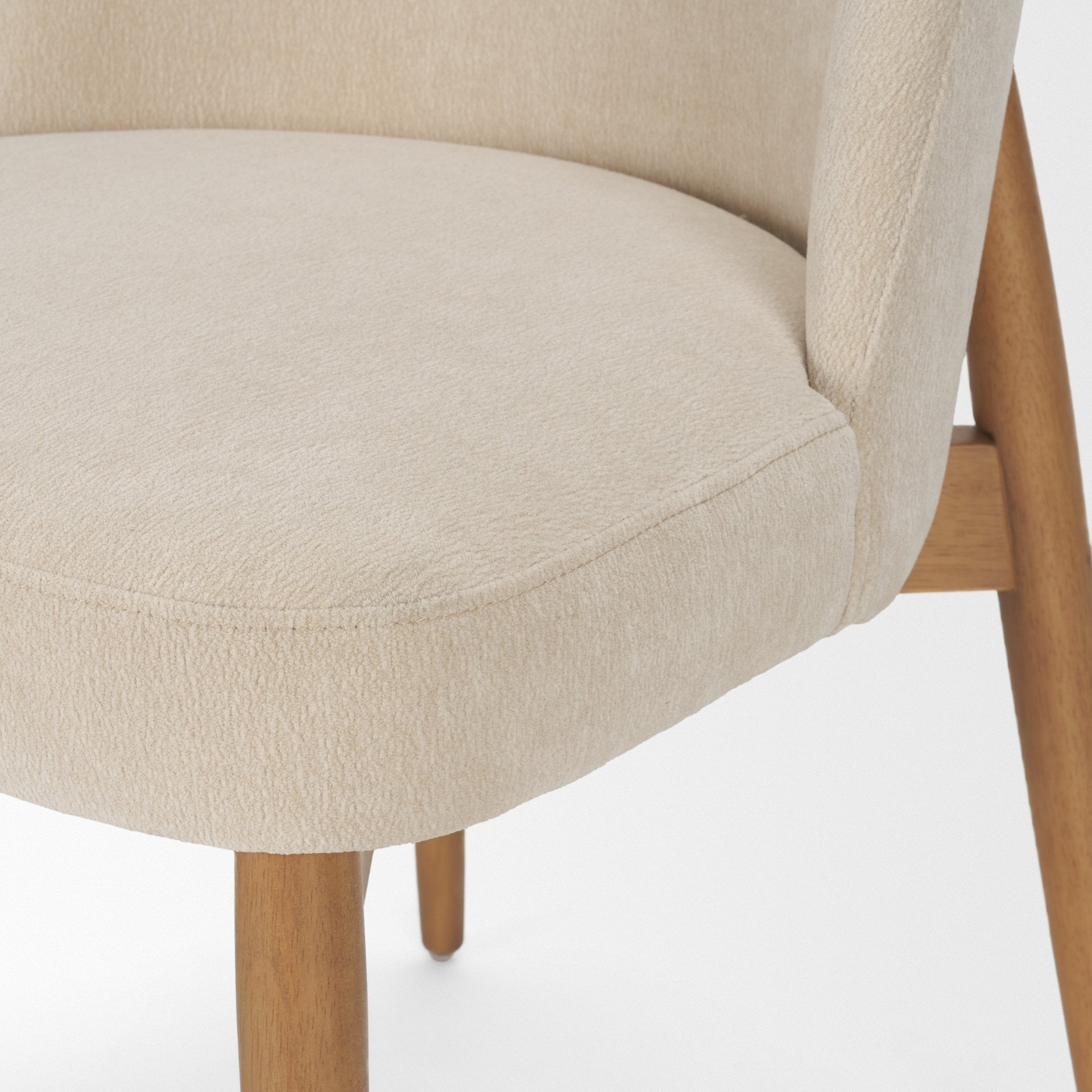 Abbie Curve Dining Chair - 3 COLORS - Dekor Butik
