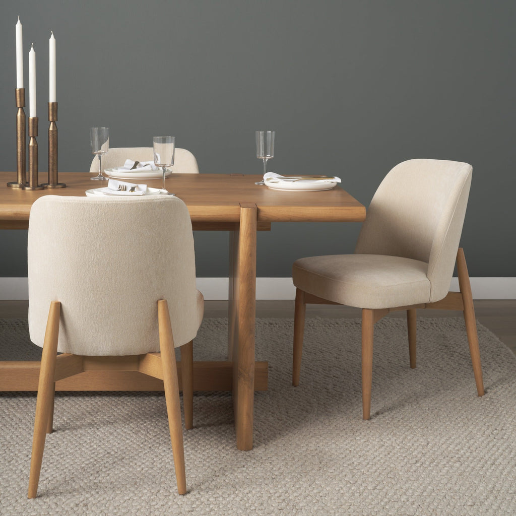 Abbie Curve Dining Chair - 3 COLORS - Dekor Butik