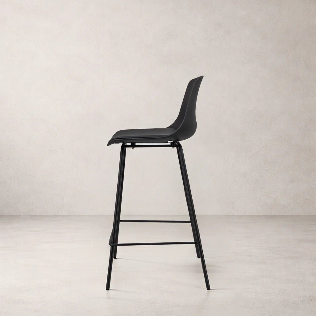 Agata Counter Stool, Black - Dekor Butik