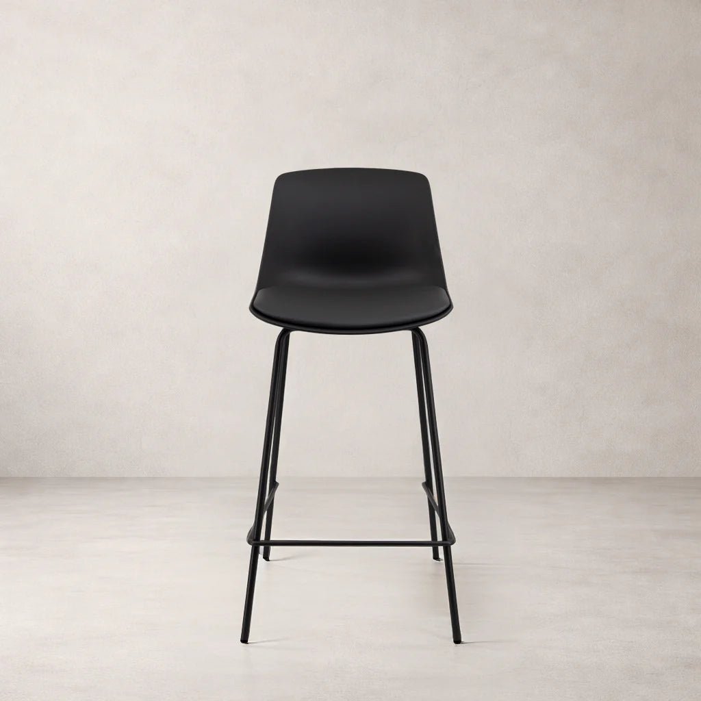 Agata Counter Stool, Black - Dekor Butik