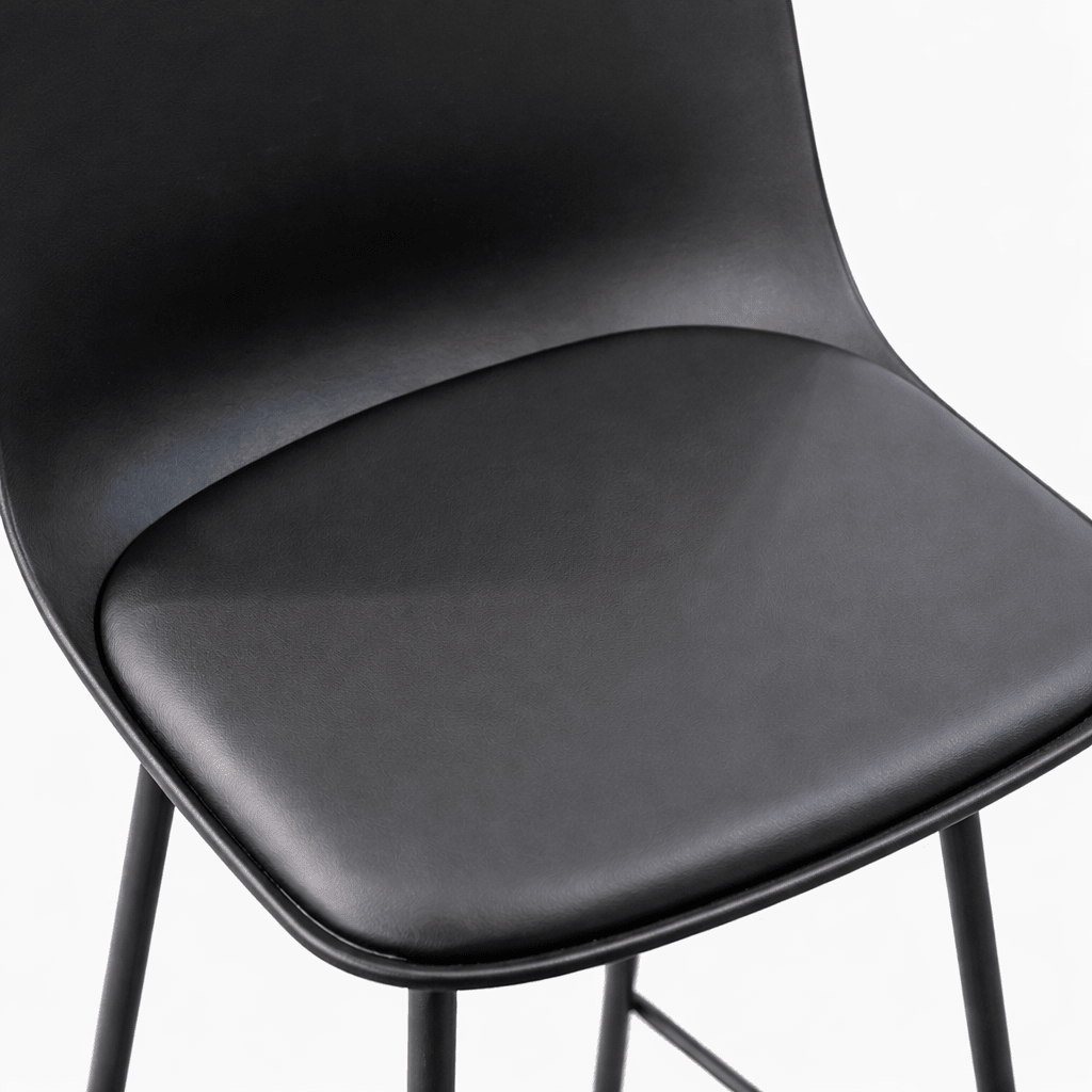 Agata Counter Stool, Black - Dekor Butik