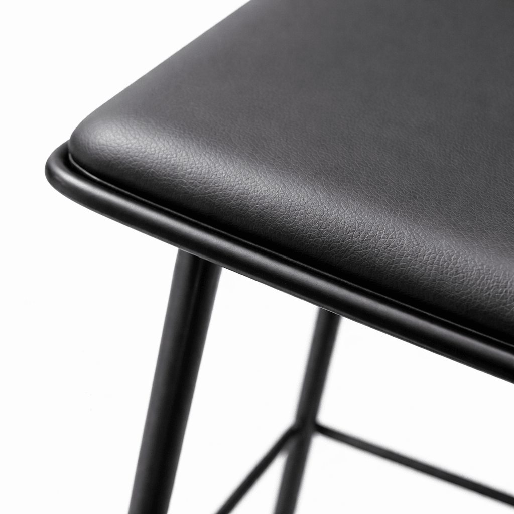 Agata Counter Stool, Black - Dekor Butik