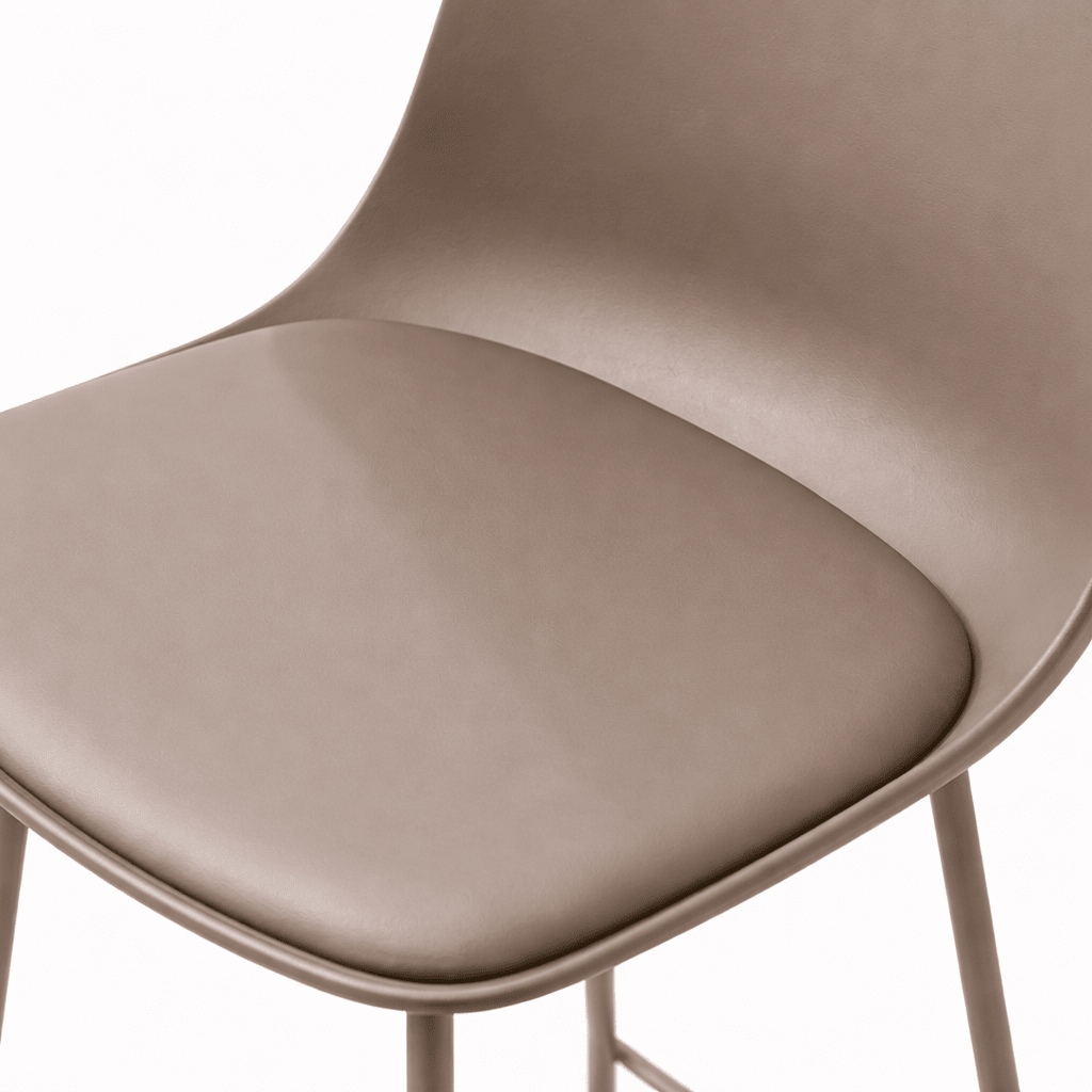 Agata Counter Stool, Brown - Dekor Butik