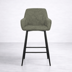 StoolAlba Fabric Counter Stool, Green - Dekor Butik