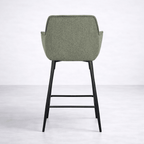StoolAlba Fabric Counter Stool, Green - Dekor Butik