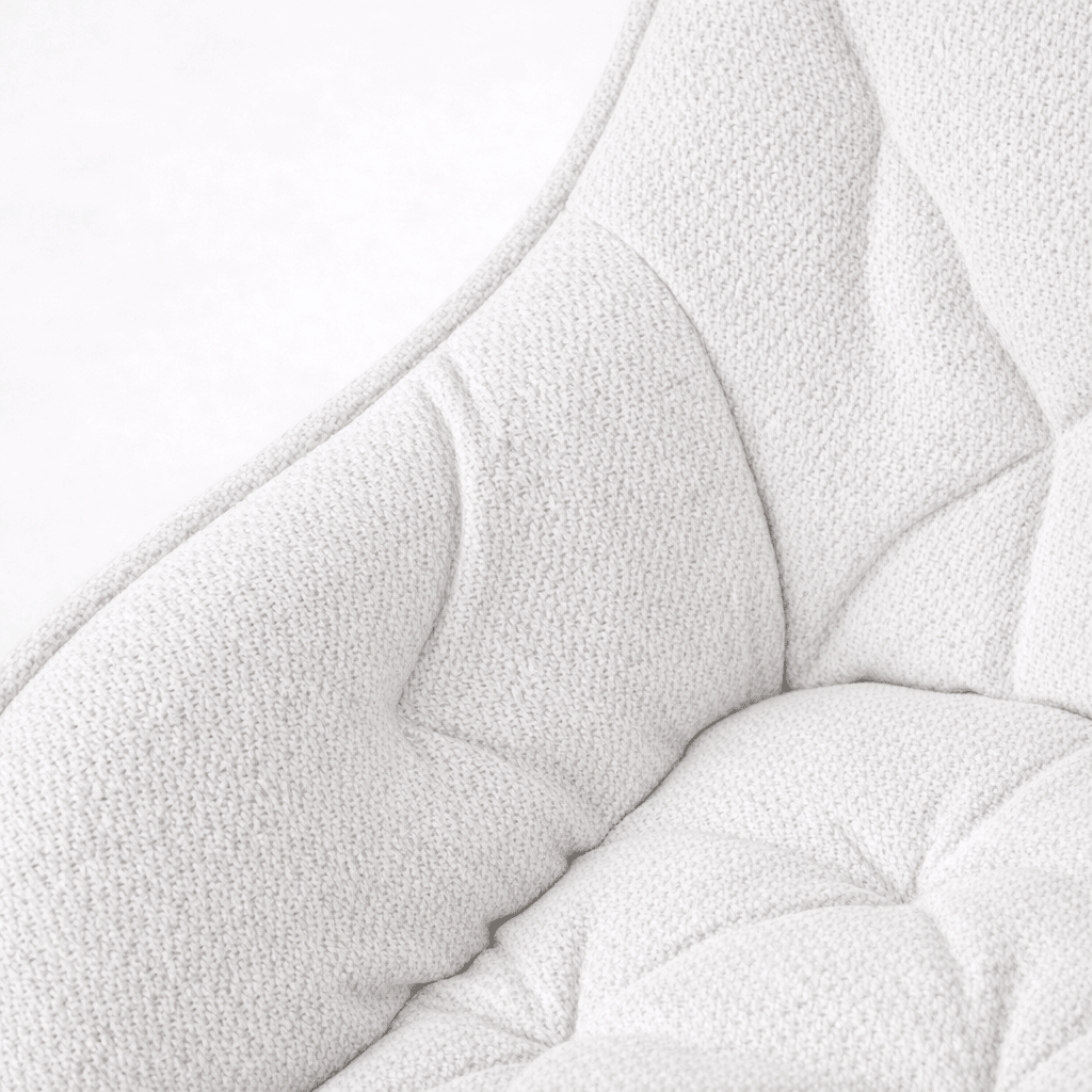 Alba Fabric Dining Chair, Cream - Dekor Butik