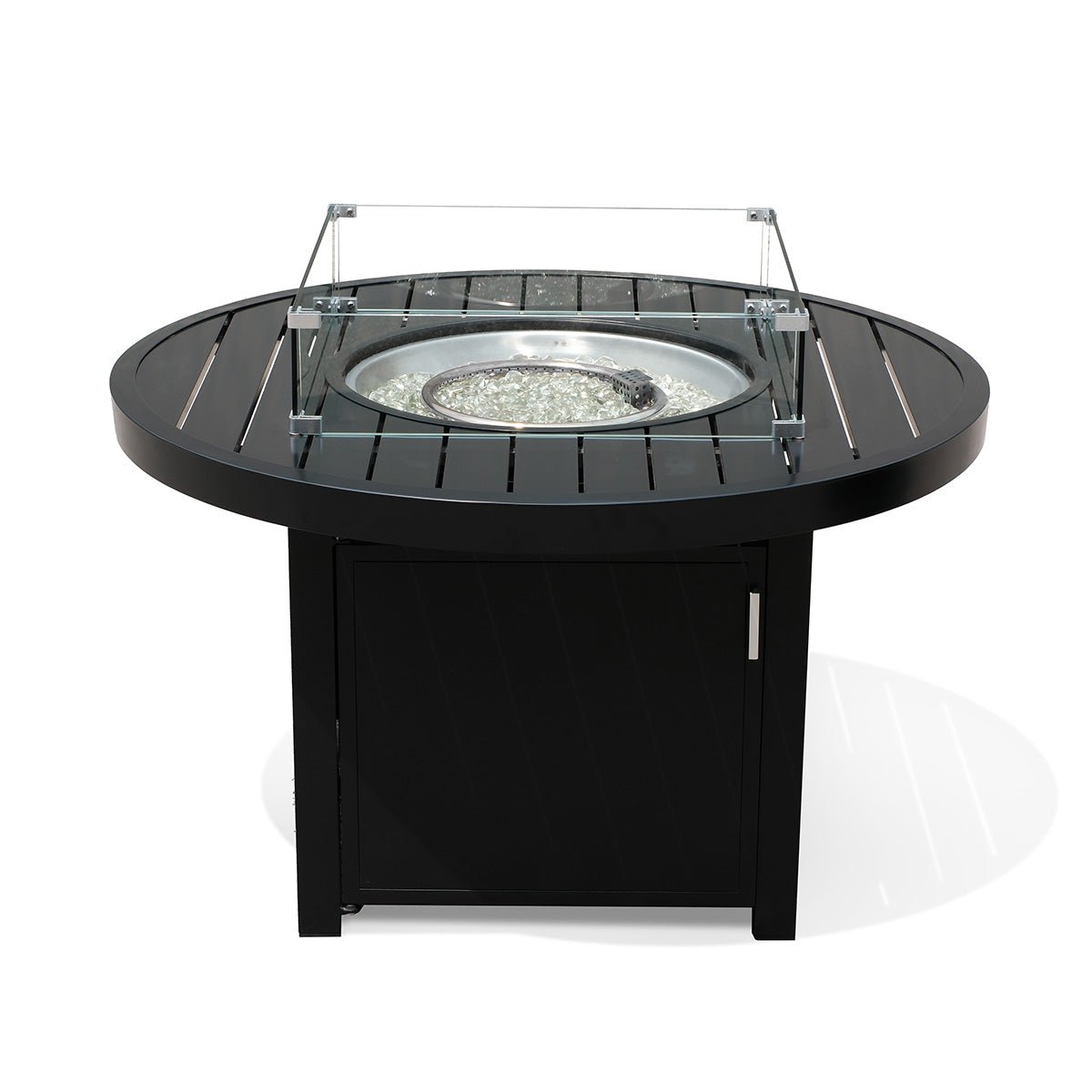 Fire PitAluminum Propane 42" Round Outdoor Fire Pit Table - Dekor Butik