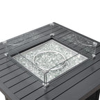Fire PitAluminum Propane 42" Square Outdoor Fire Pit Table - Dekor Butik