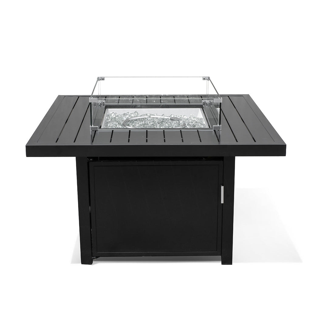 Fire PitAluminum Propane 42" Square Outdoor Fire Pit Table - Dekor Butik