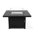Fire PitAluminum Propane 42" Square Outdoor Fire Pit Table - Dekor Butik