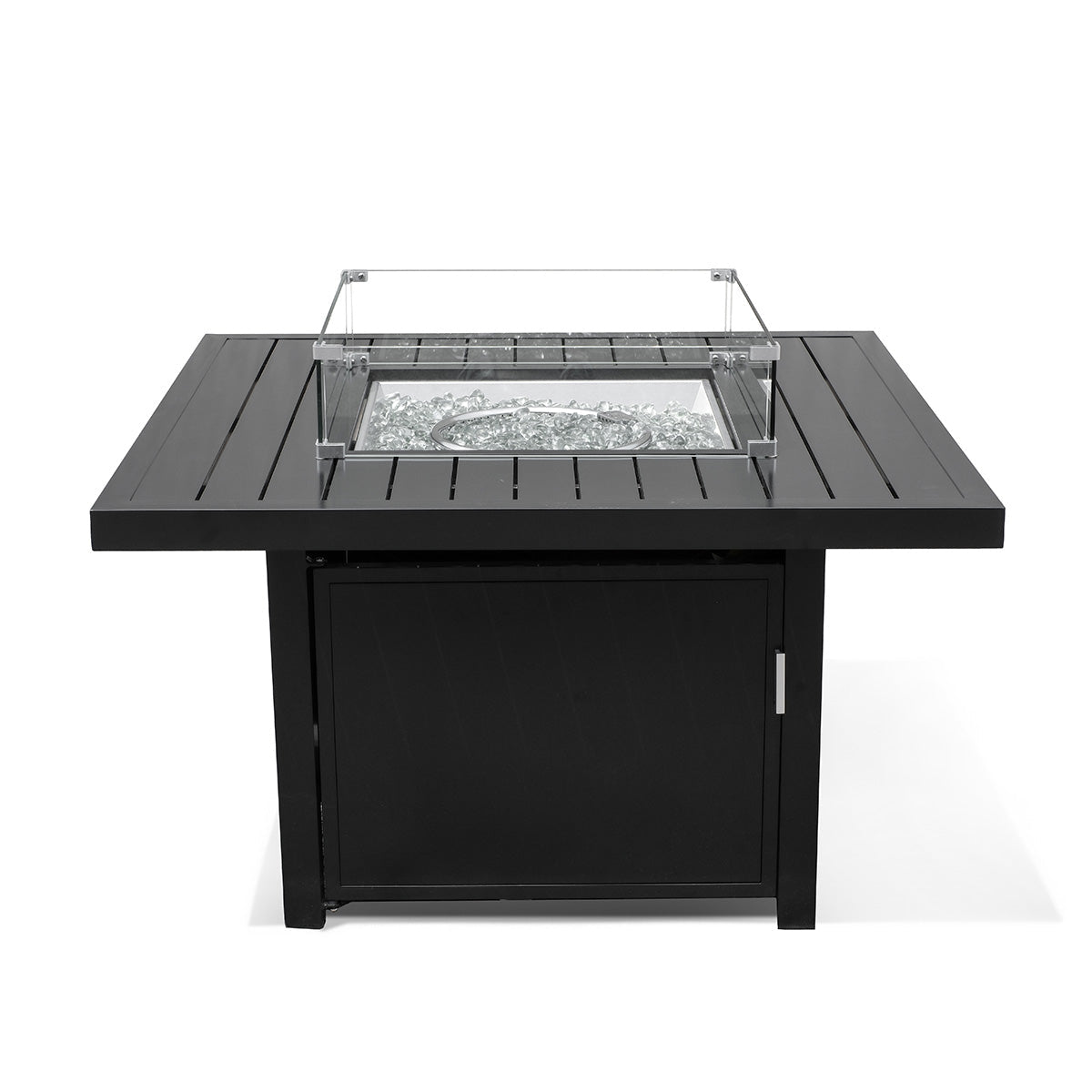 Fire PitAluminum Propane 42" Square Outdoor Fire Pit Table - Dekor Butik