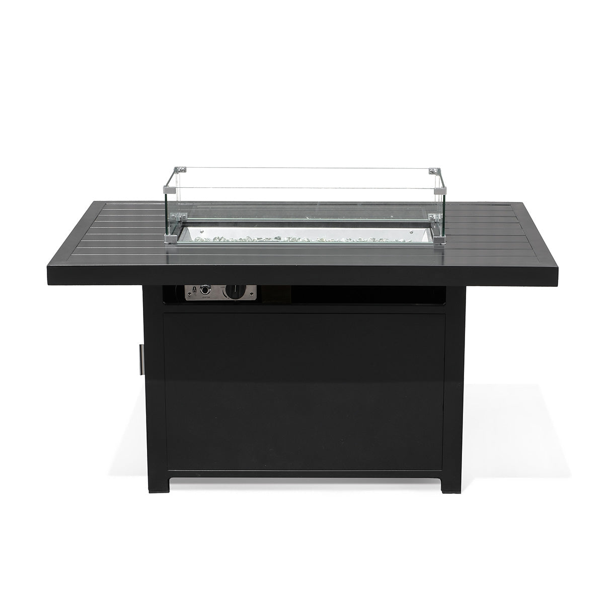 Fire PitAluminum Propane 48" Rectangle Outdoor Fire Pit Table - Dekor Butik