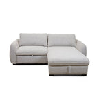 SLEEPER SECTIONALAmira Pullout Sleeper Sectional with Storage Chaise - Dekor Butik