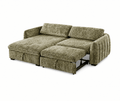 SLEEPER SECTIONALAmira Pullout Sleeper Sectional with Storage Chaise - Dekor Butik