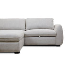 SLEEPER SECTIONALAmira Pullout Sleeper Sectional with Storage Chaise - Dekor Butik
