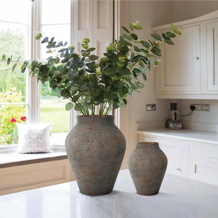 Amphora Large Vase - Rustic Brown - Dekor Butik