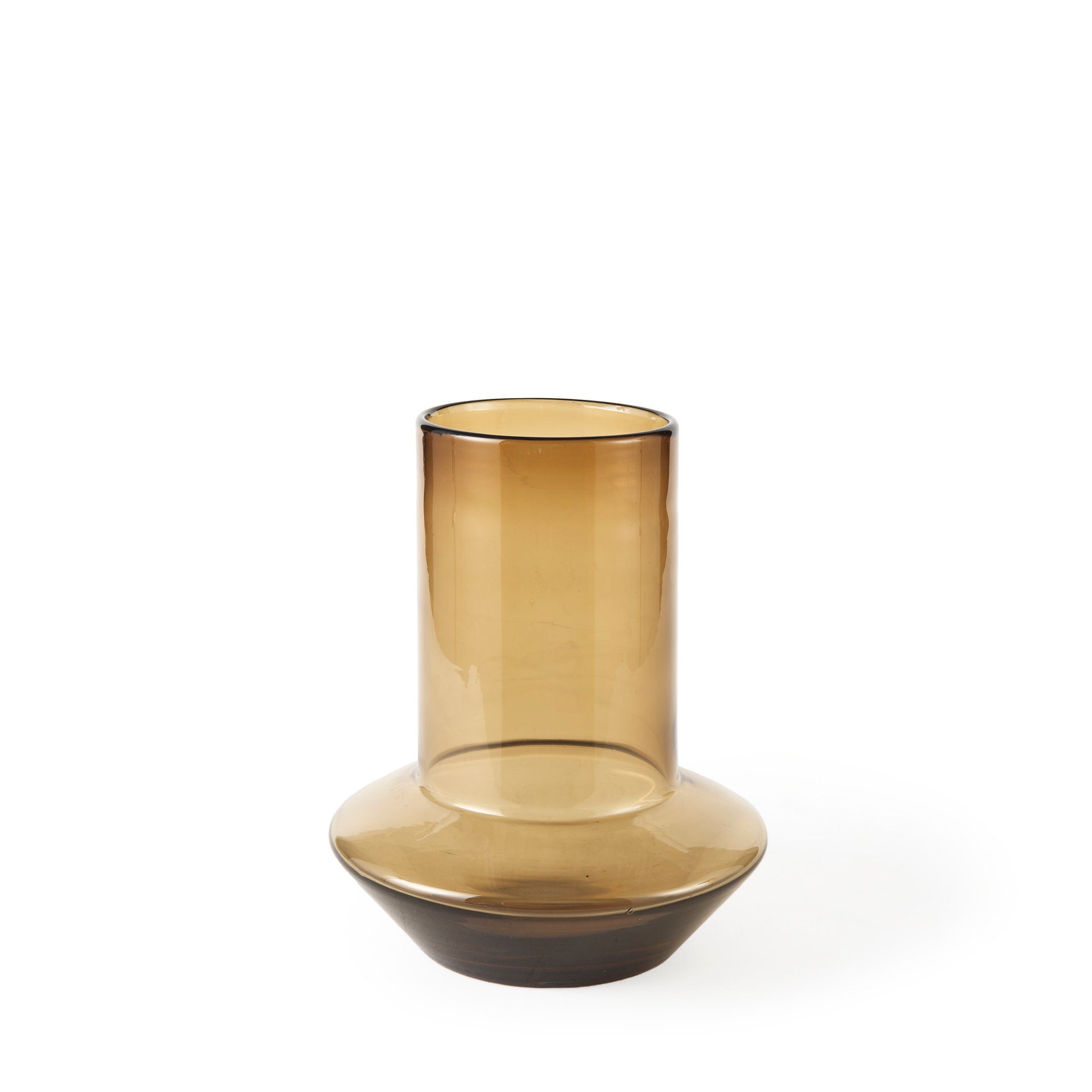 Vases & JarsAmrita Golden Brown Glass Vase - Dekor Butik