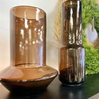 Vases & JarsAmrita Golden Brown Glass Vase - Dekor Butik