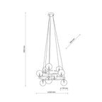 Anabelle Scandinavian Minimalist Pendant Ceiling Light for Kitchen Island, Dining Room & Modern Interiors - Dekor Butik