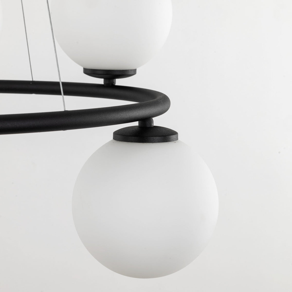 ANABELLE Scandinavian PendANABELLE 6 - Light Scandinavian Globe Chandelier for Dining Room & Modern Interiorsant Light 6 - Dekor Butik