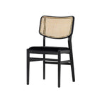 Dining ChairsAnnex Dining Chair - Cane Back With Black Velvet Seat - FLOOR MODEL - Dekor Butik