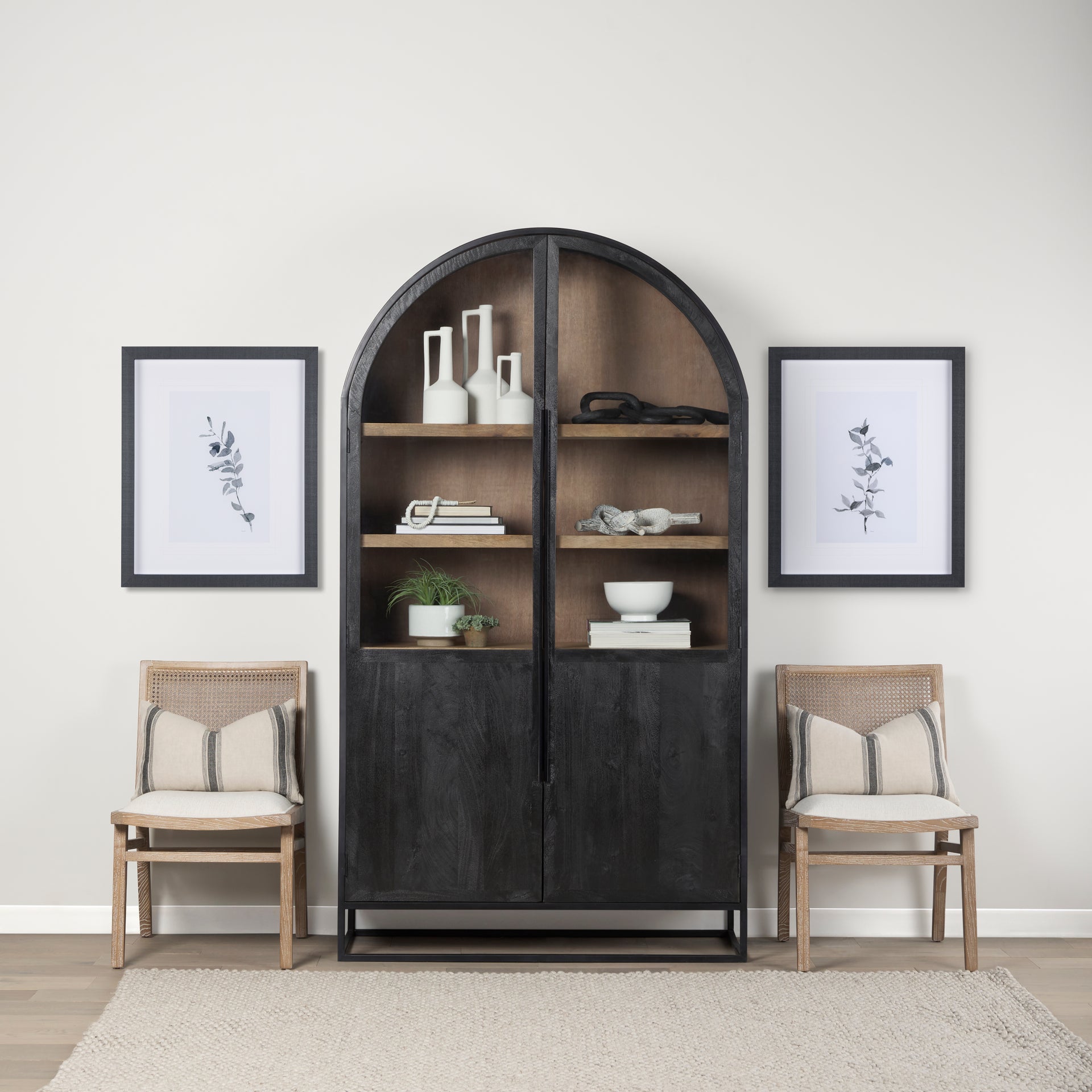 Sideboards, Hutches & Curio CabinetsArched Curio Cabinet - Dekor Butik
