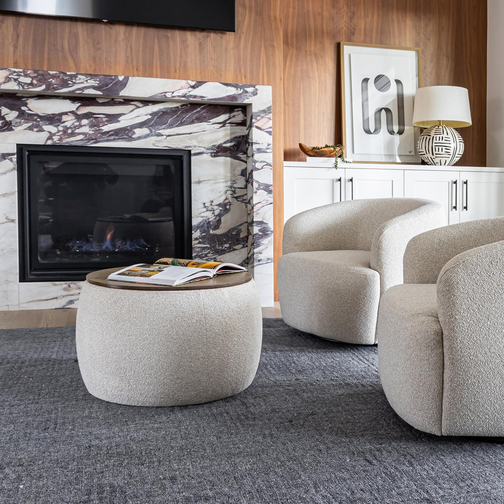 baseAsh Storage Ottoman - Dekor Butik