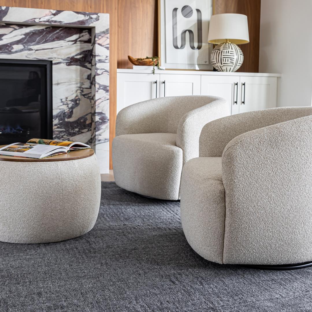 Aspen Swivel Chair - Buff - Dekor Butik