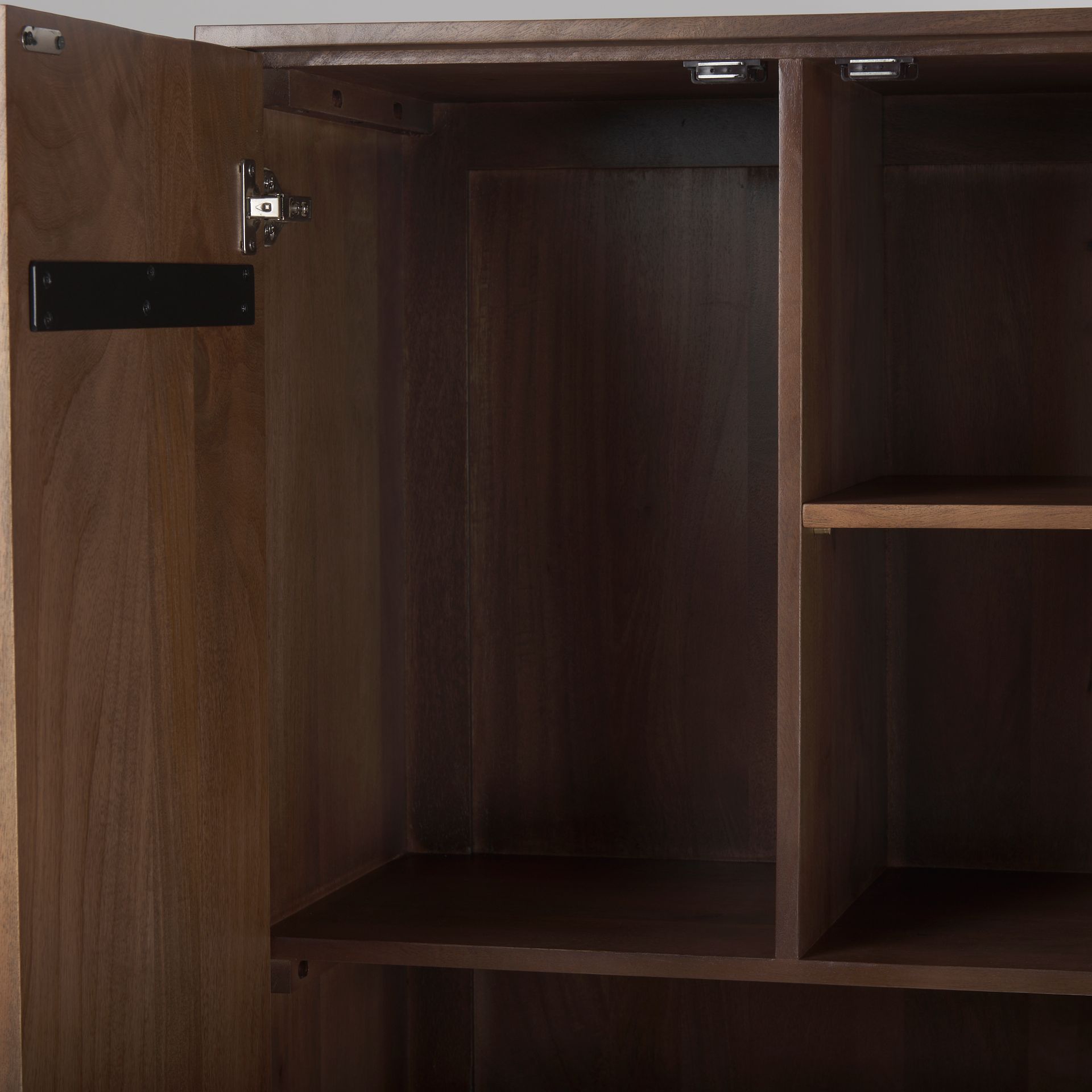FurnitureAstrid Armoire - Medium Brown Solid Wood - Dekor Butik