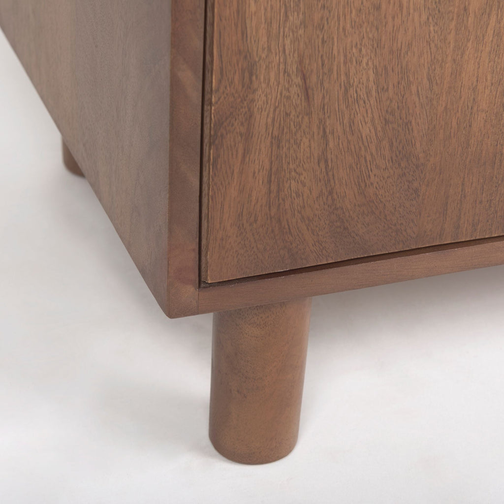 FurnitureAstrid Armoire - Medium Brown Solid Wood - Dekor Butik