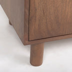 FurnitureAstrid Armoire - Medium Brown Solid Wood - Dekor Butik