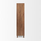 FurnitureAstrid Armoire - Medium Brown Solid Wood - Dekor Butik