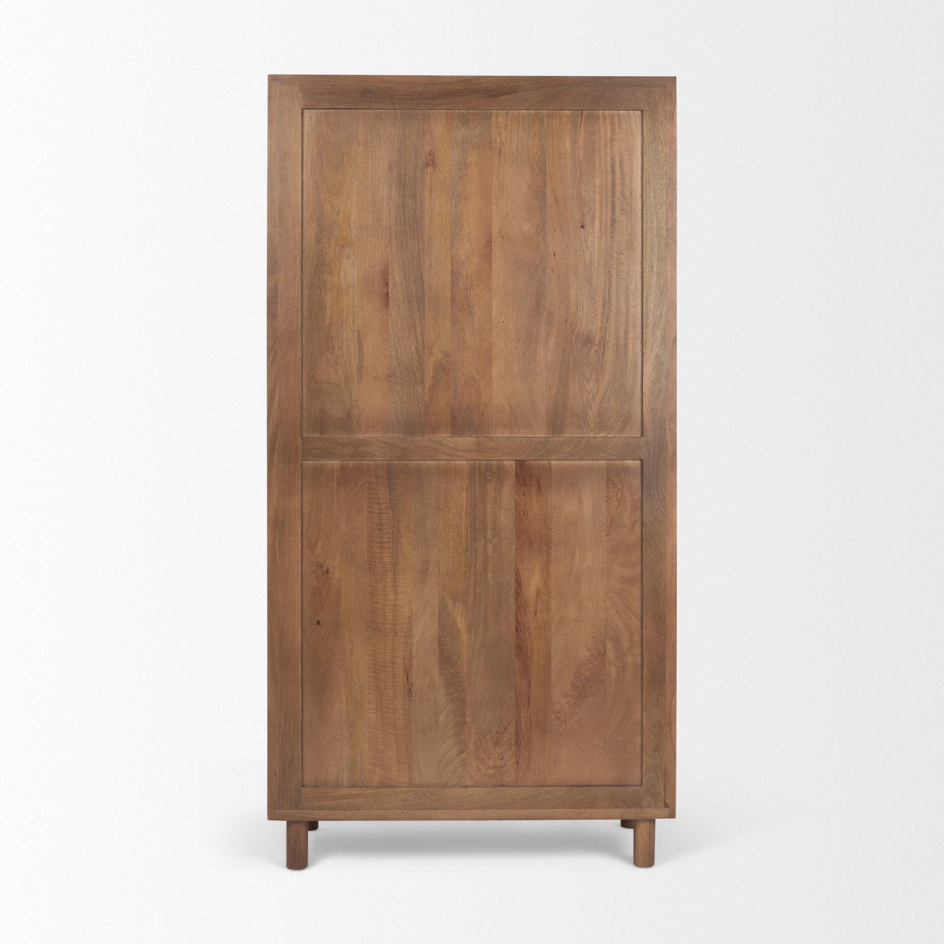 FurnitureAstrid Armoire - Medium Brown Solid Wood - Dekor Butik