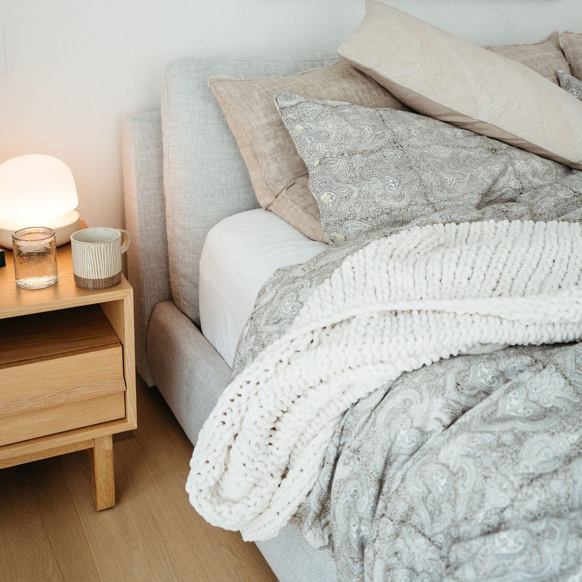 BeddingAstrid Block Print Duvet Set - Dekor Butik