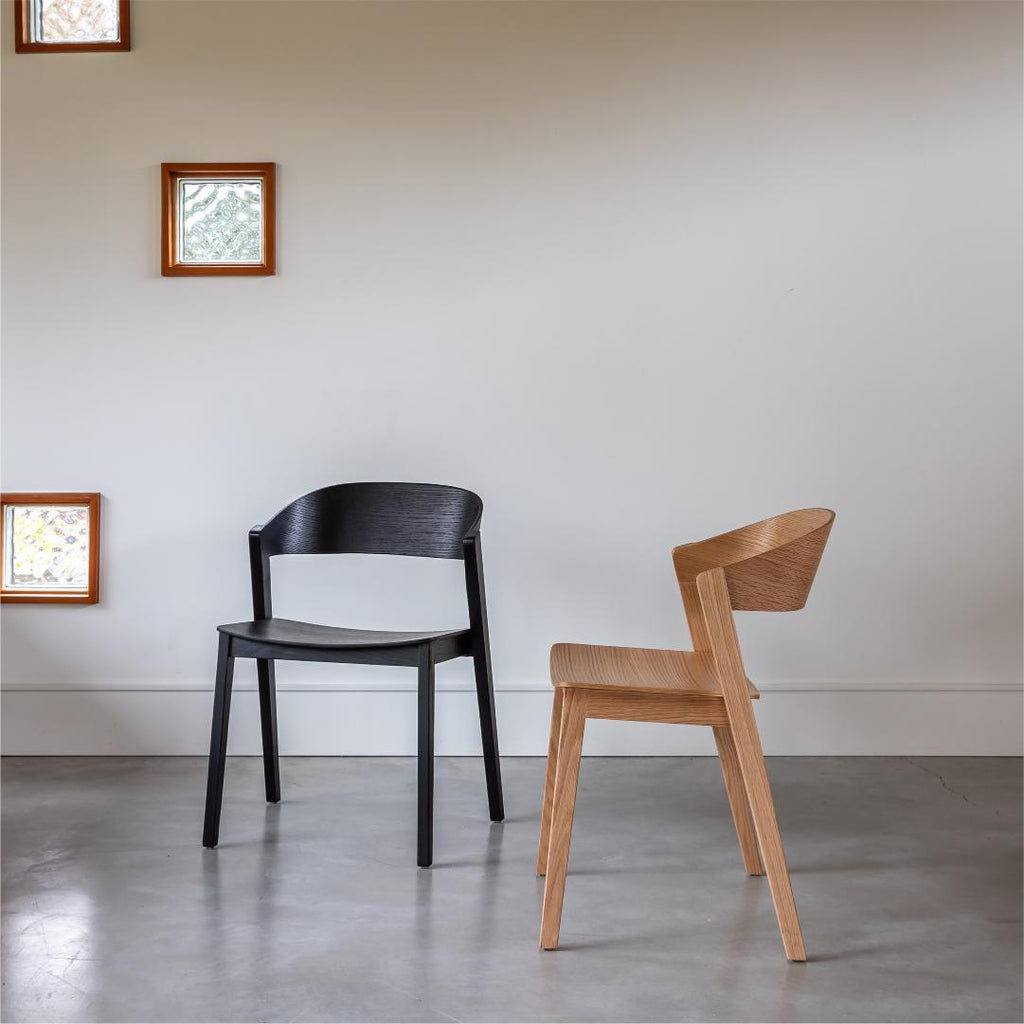 baseAstrid Stackable Chair - Black - Dekor Butik
