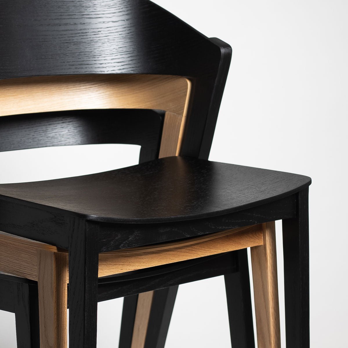 baseAstrid Stackable Chair - Black - Dekor Butik