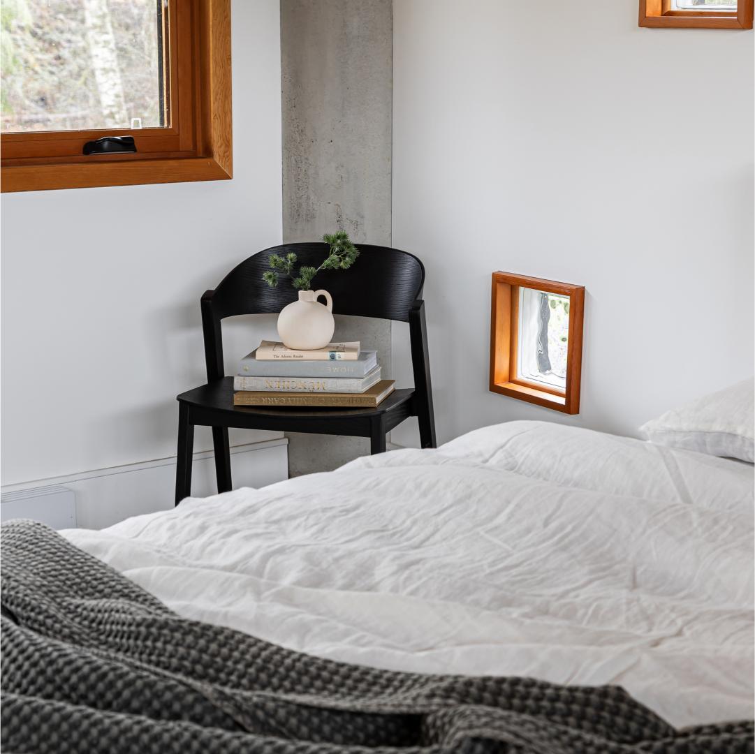 baseAstrid Stackable Chair - Black - Dekor Butik