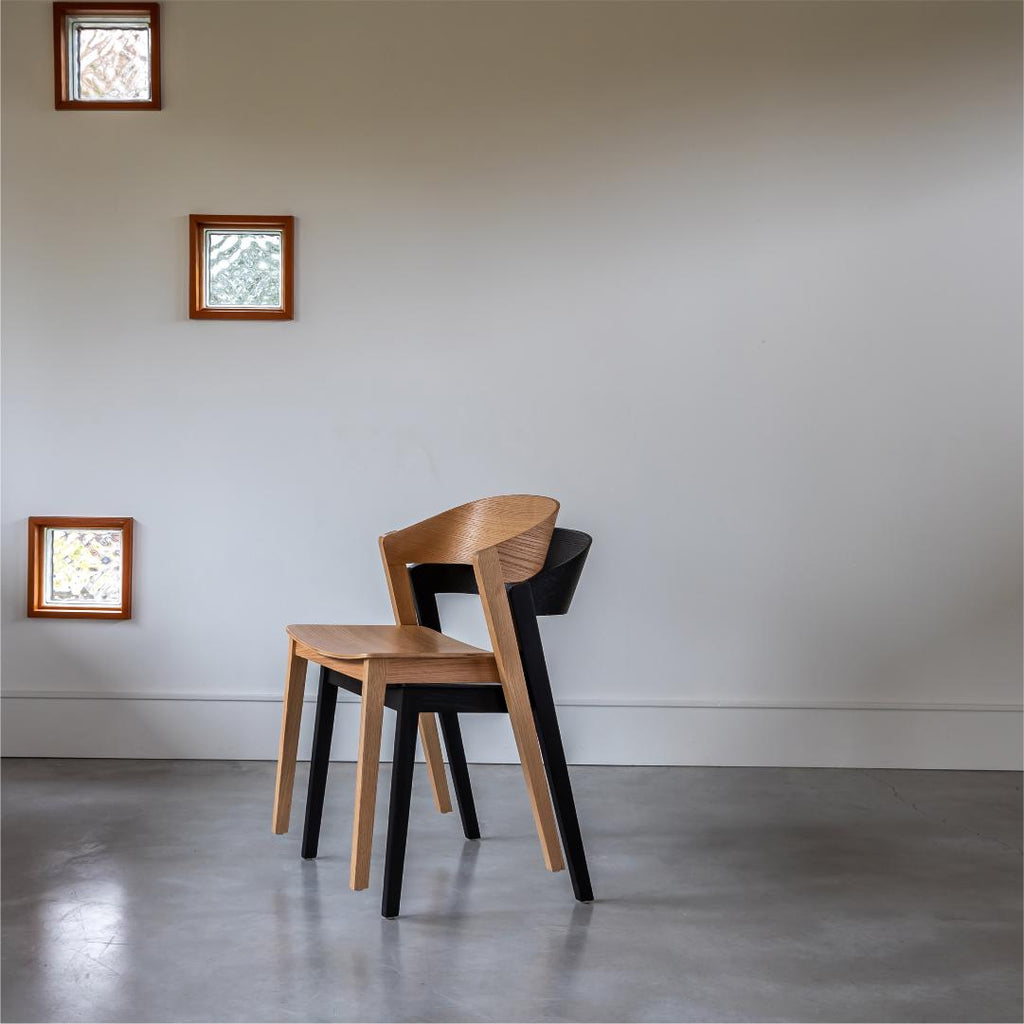 baseAstrid Stackable Chair - Black - Dekor Butik