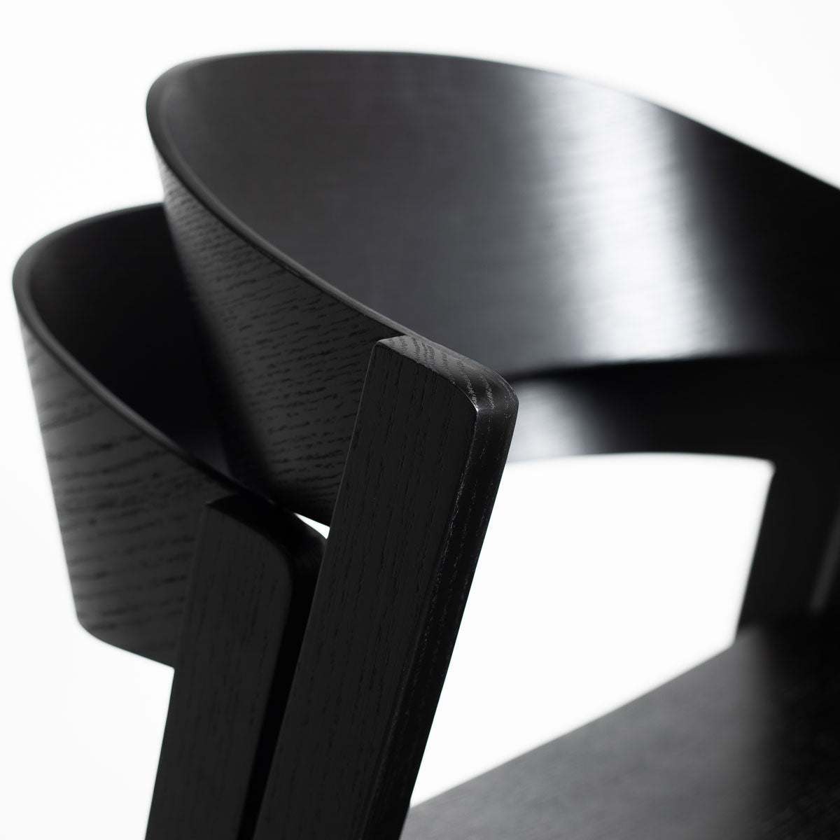 baseAstrid Stackable Chair - Black - Dekor Butik