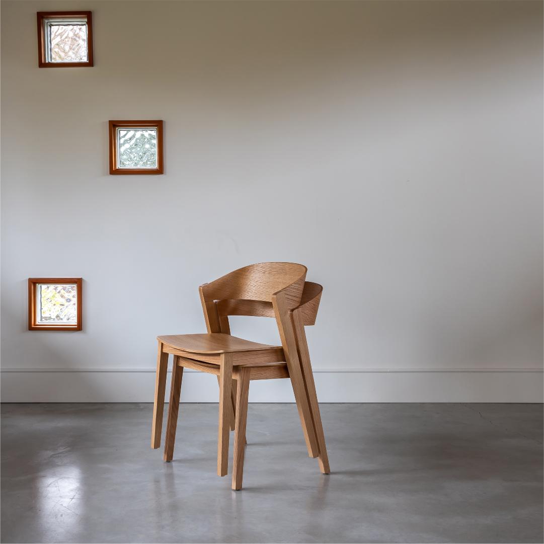 baseAstrid Stackable Chair - Natural - Dekor Butik