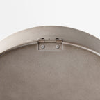 Aurus Matte Gray Metal Table Clock - Dekor Butik