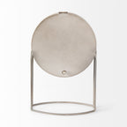 Aurus Matte Gray Metal Table Clock - Dekor Butik