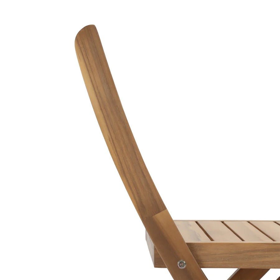 Balcony Outdoor - Foldable Bistro Set (1 Table & 2 Chairs) - Dekor Butik