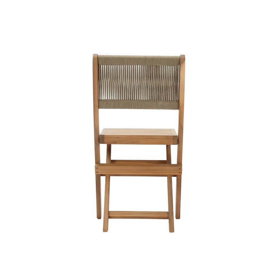 Balcony Outdoor - Foldable Bistro Set (1 Table & 2 Chairs) - Dekor Butik