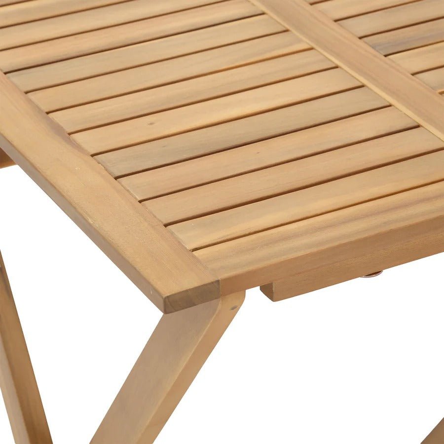 Balcony Outdoor - Foldable Bistro Set (1 Table & 2 Chairs) - Dekor Butik