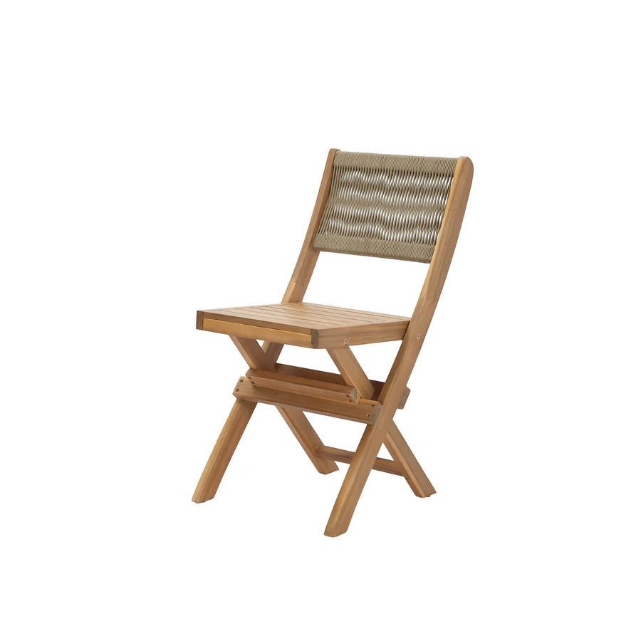 Balcony Outdoor - Foldable Bistro Set (1 Table & 2 Chairs) - Dekor Butik