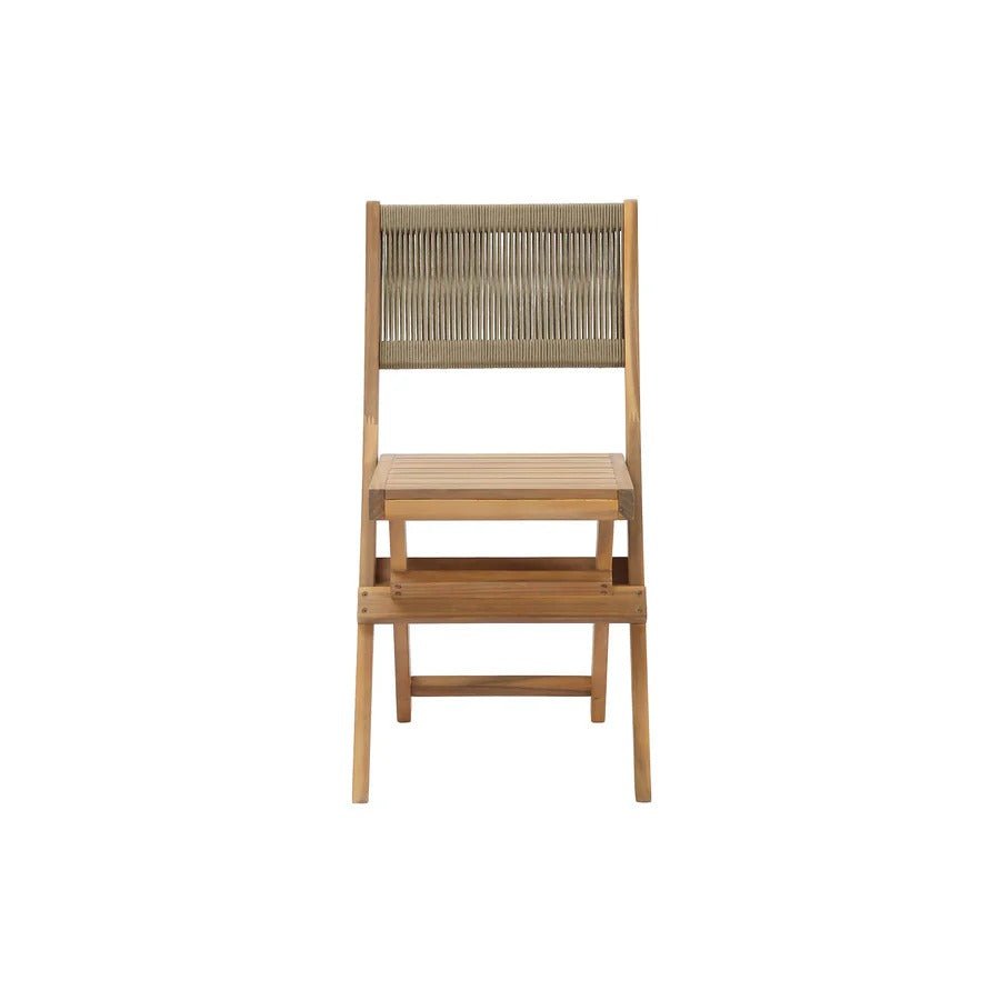 Balcony Outdoor - Foldable Bistro Set (1 Table & 2 Chairs) - Dekor Butik