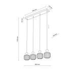 Ballo Scandinavian Pendant Light 4 - Dekor Butik